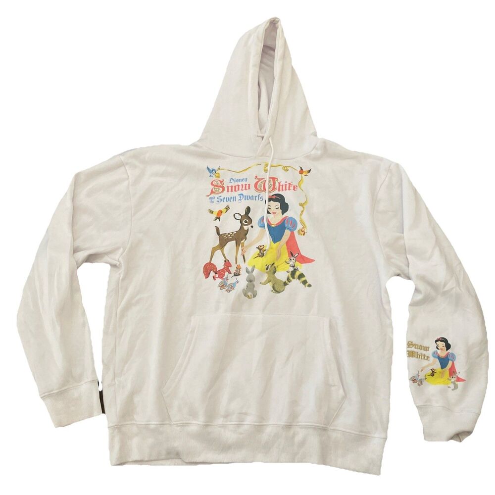 Disney Snow White and the seven dwarf’s Hoodie Sweatshirt Size Large EUC - Picture 2 of 10
